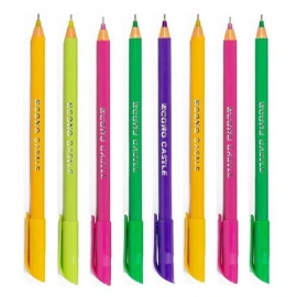 Econo Castle (Multi Color Body) Pen-20pcs